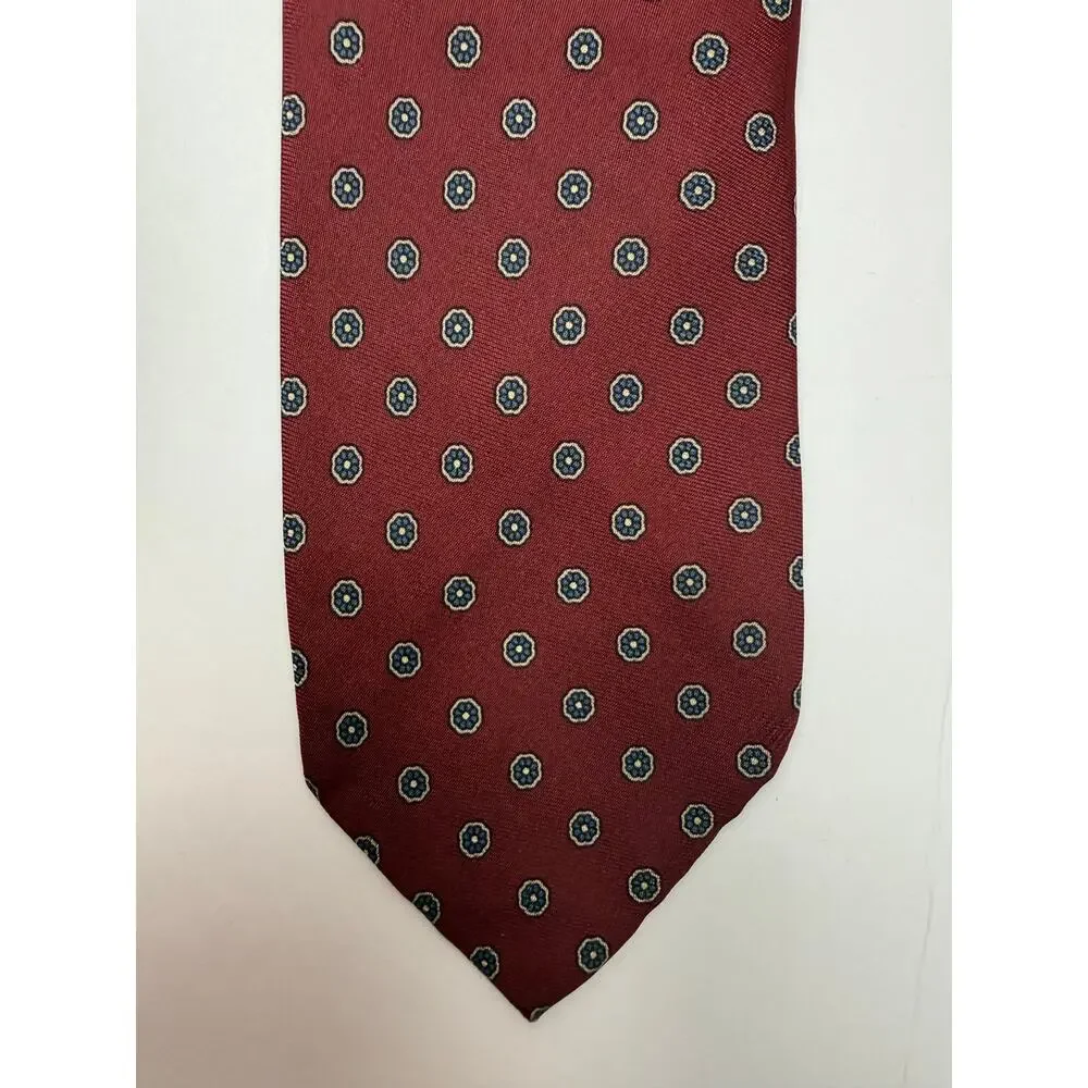 Robert Talbott Silk Tie Lot 4 Hand Sewn Vintage USA Made England Italy